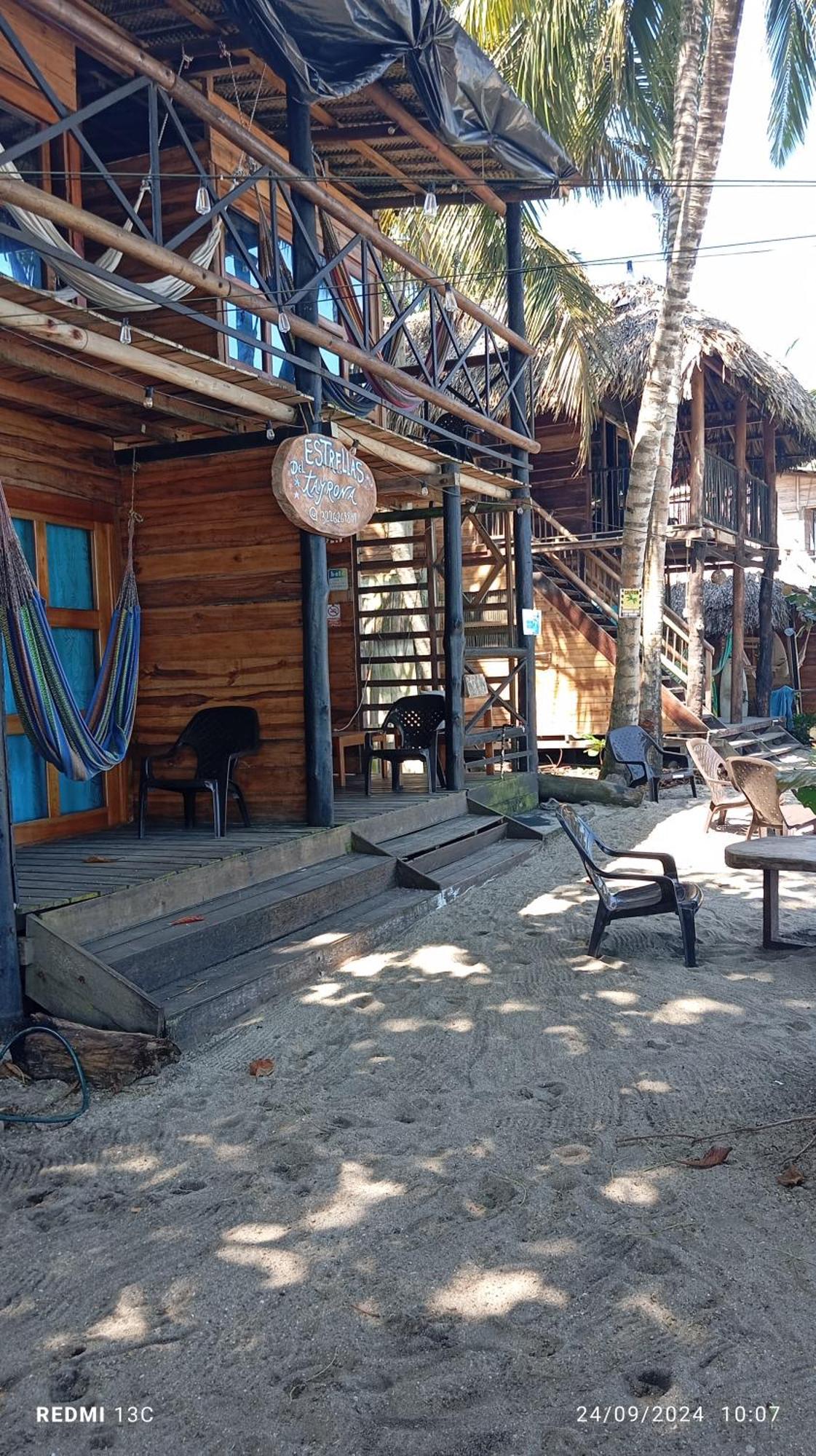 Hostal Estrellas Del Tayrona Playa Mendihuaca Guachaca Dış mekan fotoğraf